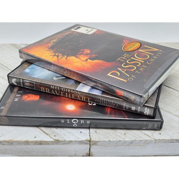 Mel Gibson Dvd Movie Bundle | The Passion (Sealed) | Signs | Braveheart - Picture 3 of 3